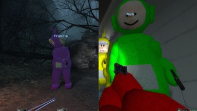 Teletubbies with Roblox faces (L4D1/L4D2)