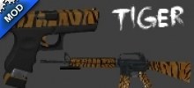 Tiger weapon camo skinpack