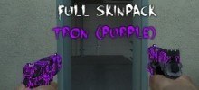 Tron (purple) weapon skinpack