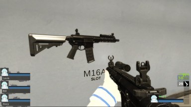 TX15 MPC SBR (M16A2) black Skin