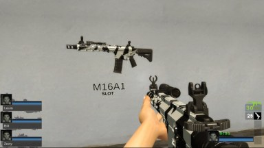 TX15 MPC SBR (M16A2) white Skin