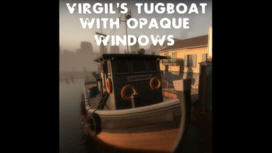 Virgil's Tugboat With Opaque Windows