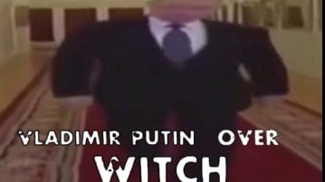 vladimir putin over witch