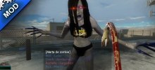 Witch with sweater guns and roses