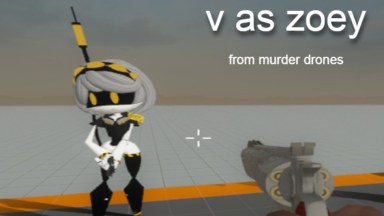 Zoey as V from murder drones