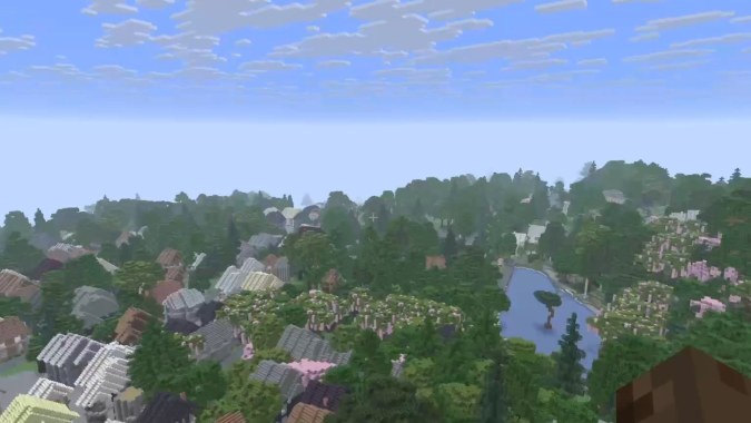 Arashiyama Bamboo Grove and Togetsukyo Bridge, Kyoto, Japan — Minecraft Java World
