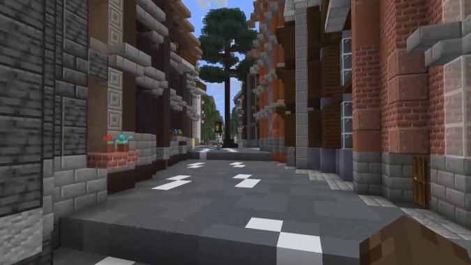 Royal Palace and Plaza de Oriente, Madrid, Spain — Minecraft Java World