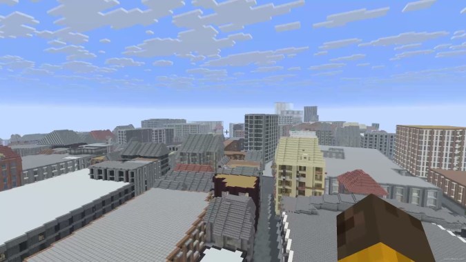 St Paul's, City of London, United Kingdom as a Minecraft Java World
