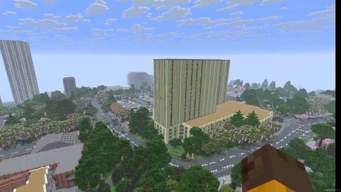 Tokyo Tower and Shiba Park, Tokyo, Japan — Minecraft Java World