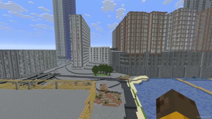 Yau Tsim Mong, Hong Kong as a Minecraft Java World