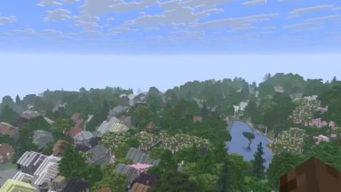 Arashiyama Bamboo Grove and Togetsukyo Bridge, Kyoto, Japan — Minecraft Java World