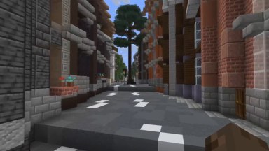 Royal Palace and Plaza de Oriente, Madrid, Spain — Minecraft Java World