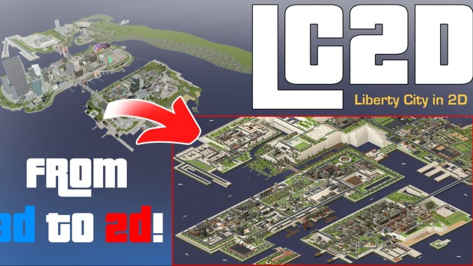 LC2D: 3D-Era Liberty City in 2D