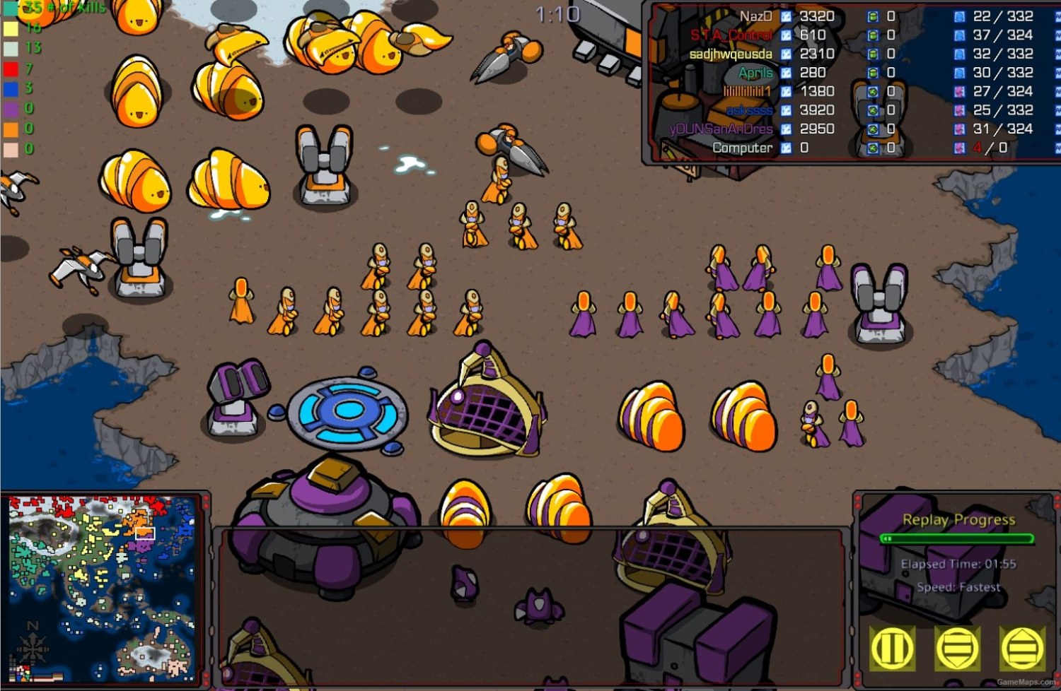 Diplomacy or War East (Map) for StarCraft : Brood War - GameMaps.com