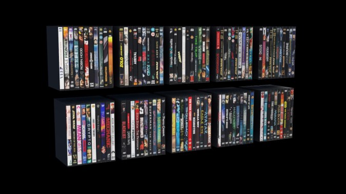 Sketchfab - DVD Stacks