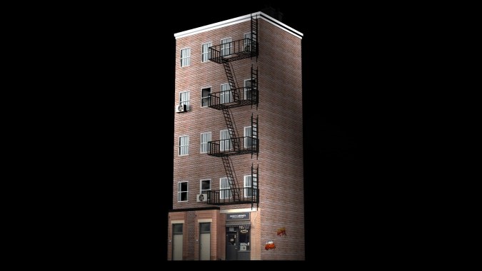 Sketchfab - New York Style Small Building Pack