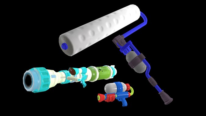 Splatoon - Beta Weapon Skins