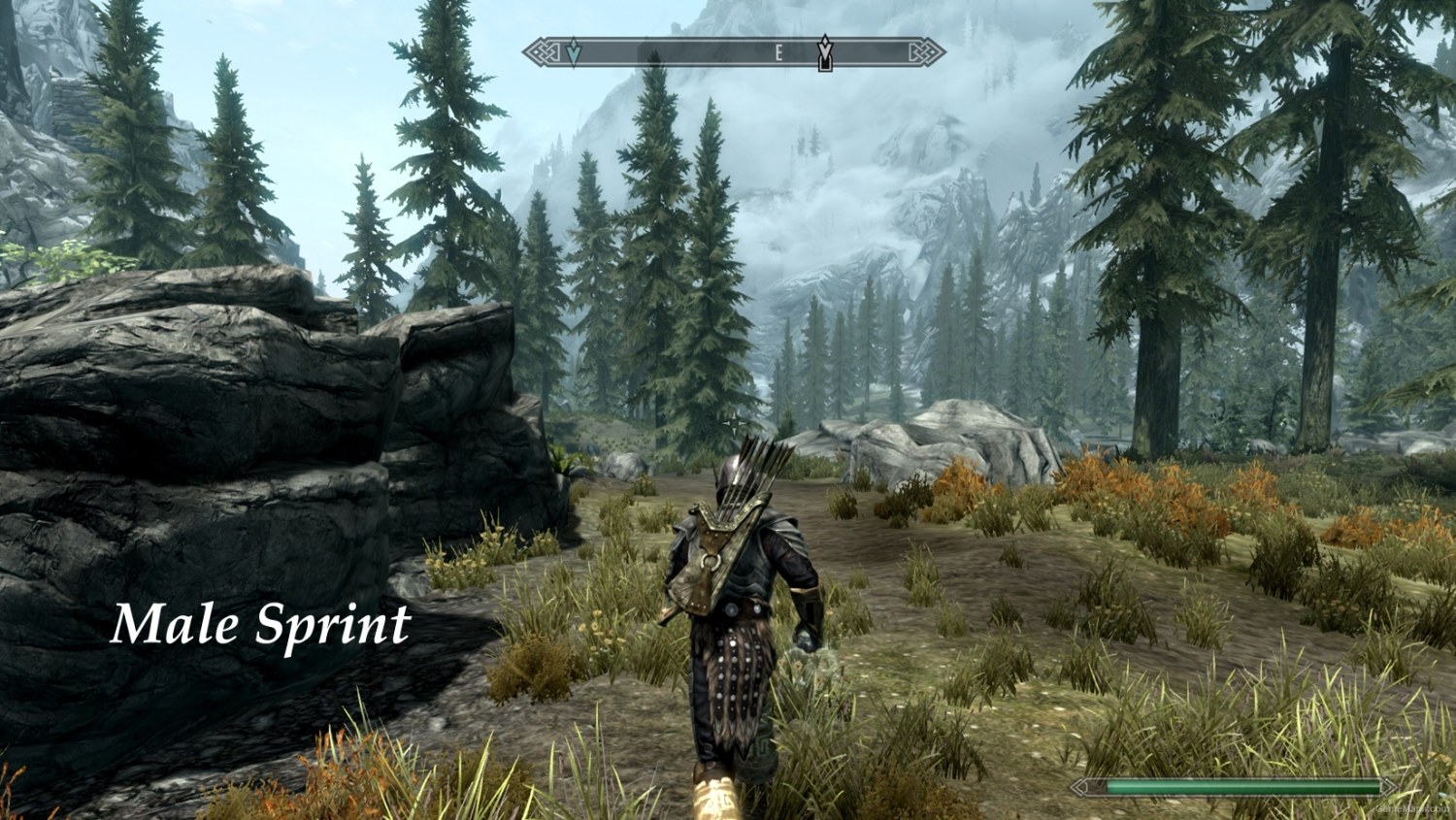 3rd Person Sprint With Magic Tweak Skyrim Gamemaps