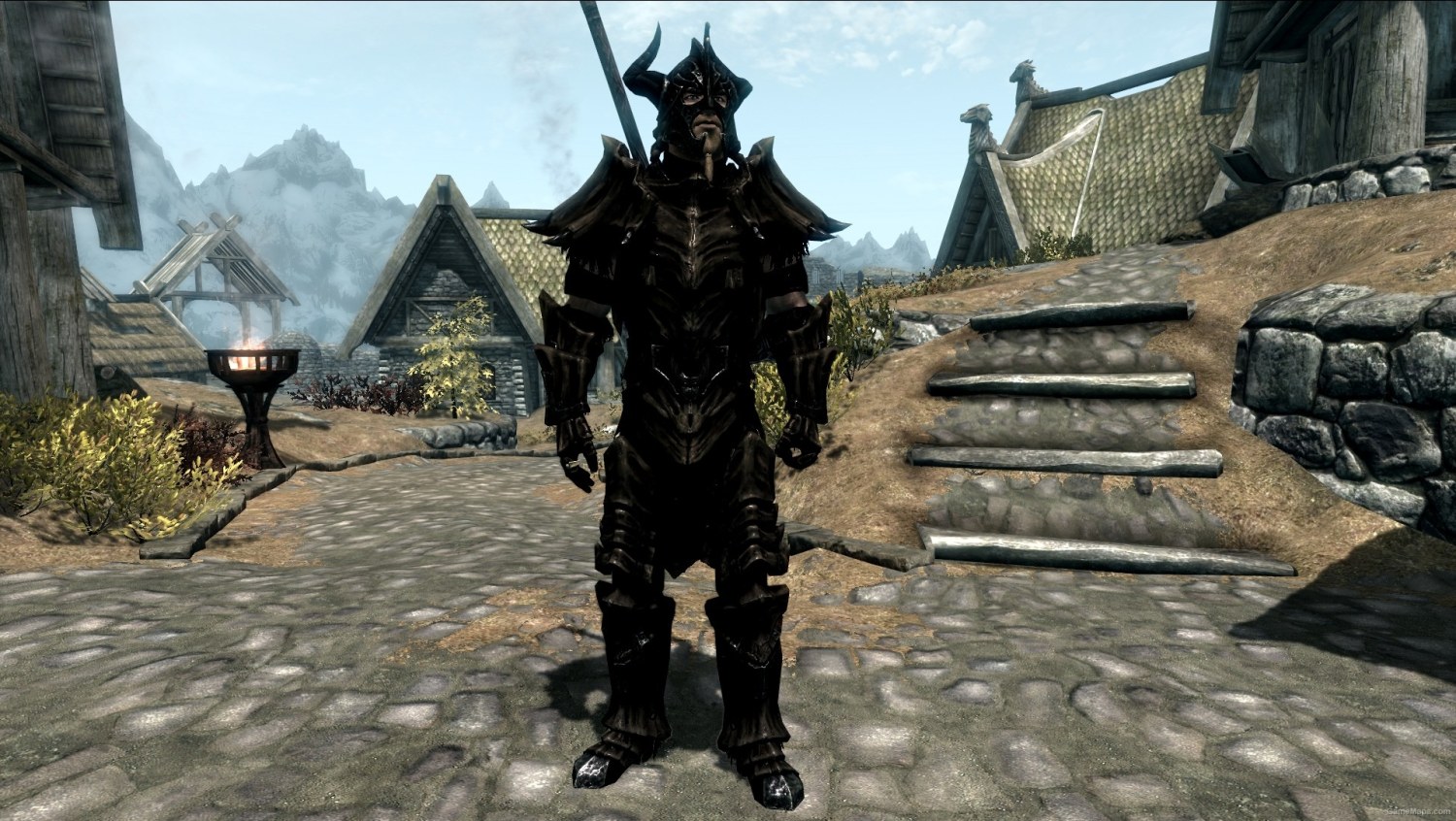 Dark Dragonbone Armor Skyrim Gamemaps