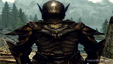 skyrim female ebony armor mod