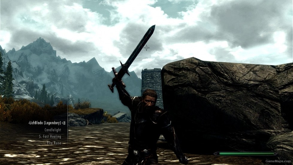 skyrim dual wield sprint animation