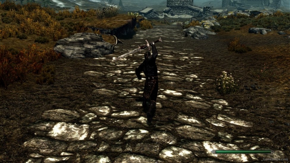 Two Handed Animations Redone Skyrim Gamemaps