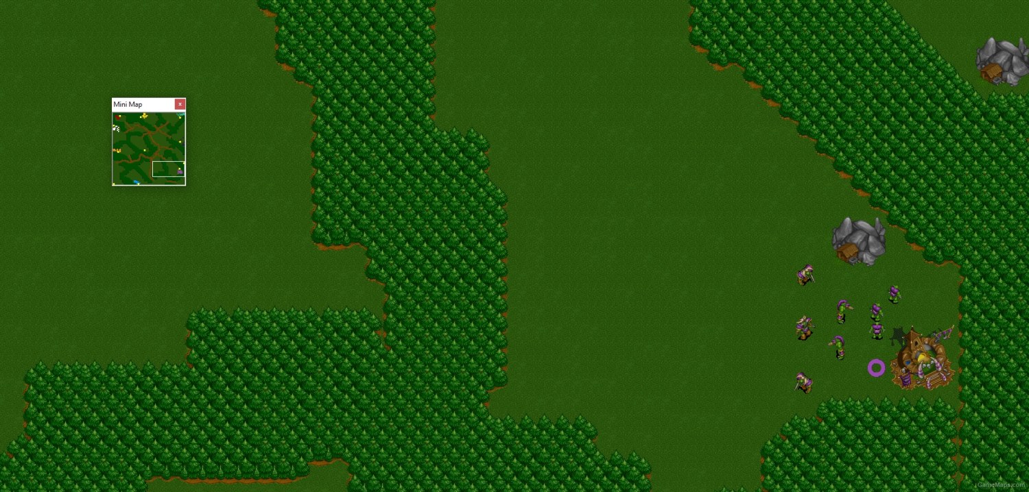 warcraft 2 custom scenario maps